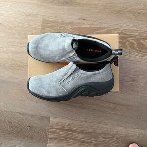 Merrell Men's Suede Gray Slip-On Loafers